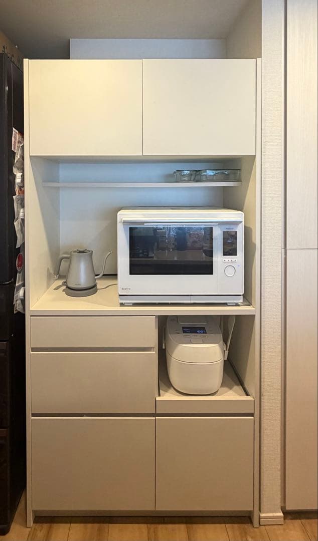 【美品】Pamouna（パモウナ）キッチンボード 「FC-S900R」