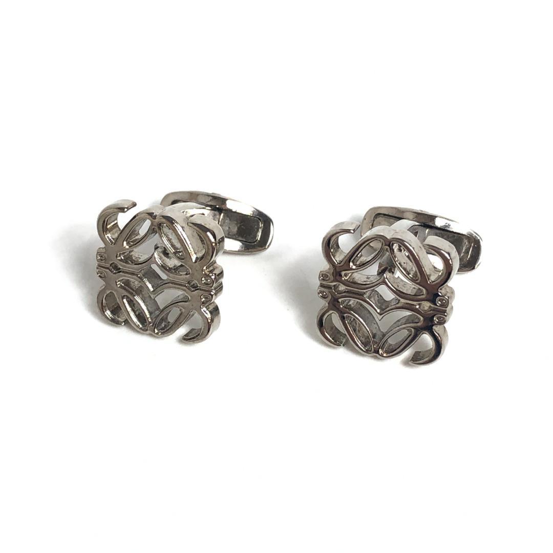 8F293/ロエベ/カフリンクス/カフス/アナグラム/シルバー/シルバー金具