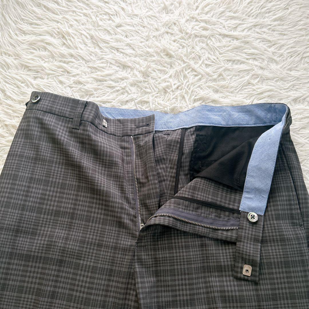 極美品　XL ビームスプラス　スーツ　セットアップ　チェック　ジャケット　パンツ