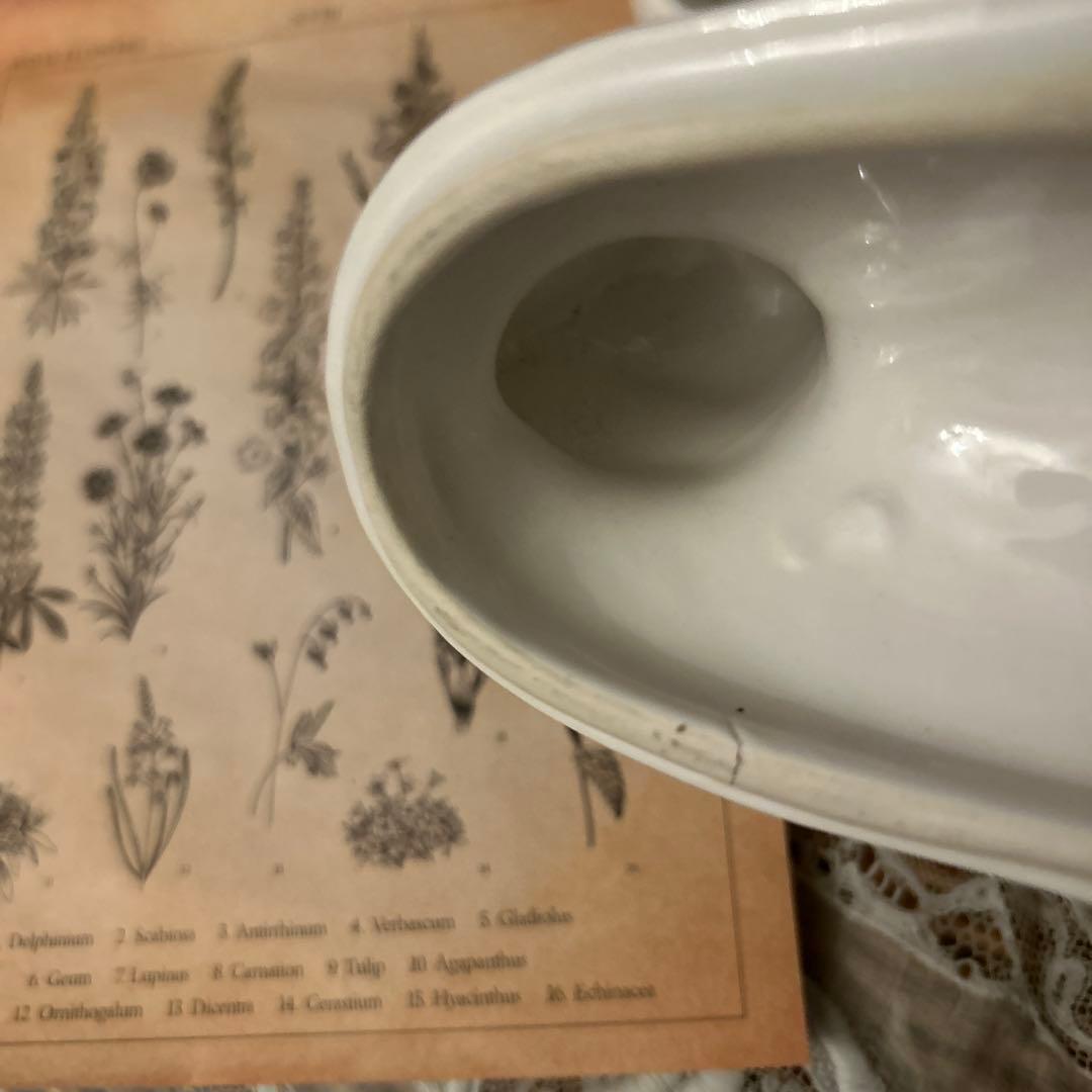 ミニ！フランスアンティークうさぎテリーヌポットバニーラビットミシェル・コーガン