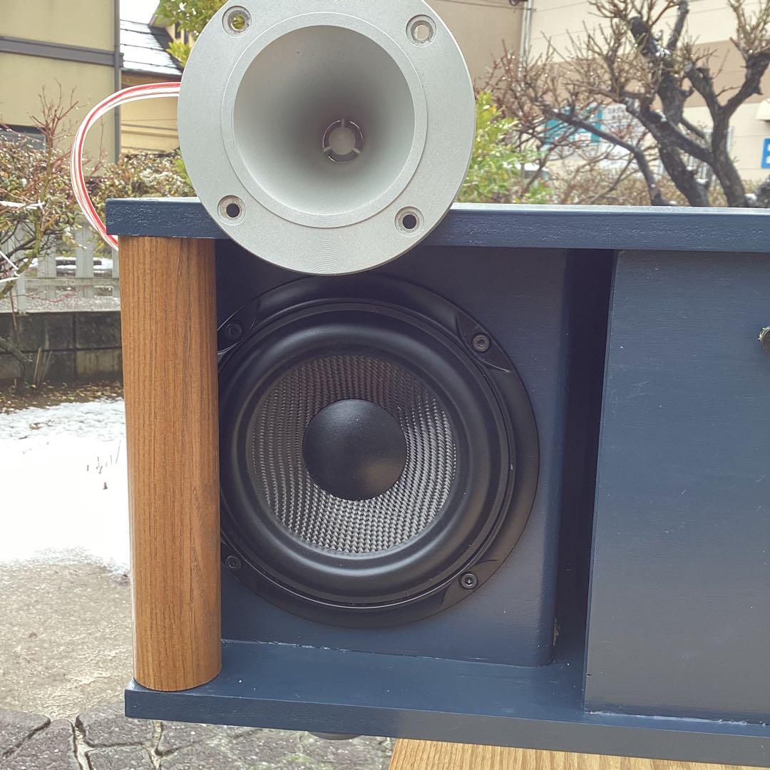 13㎝マーキュリーウーハのワンボックススピーカー　Ver2はホーンツィータ構成