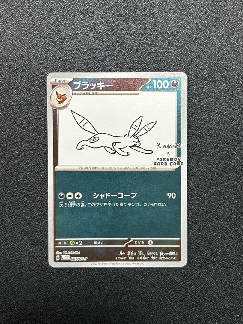 ポケカ　ポケモンカード　ブラッキー　イーブイ　：YU NAGABA