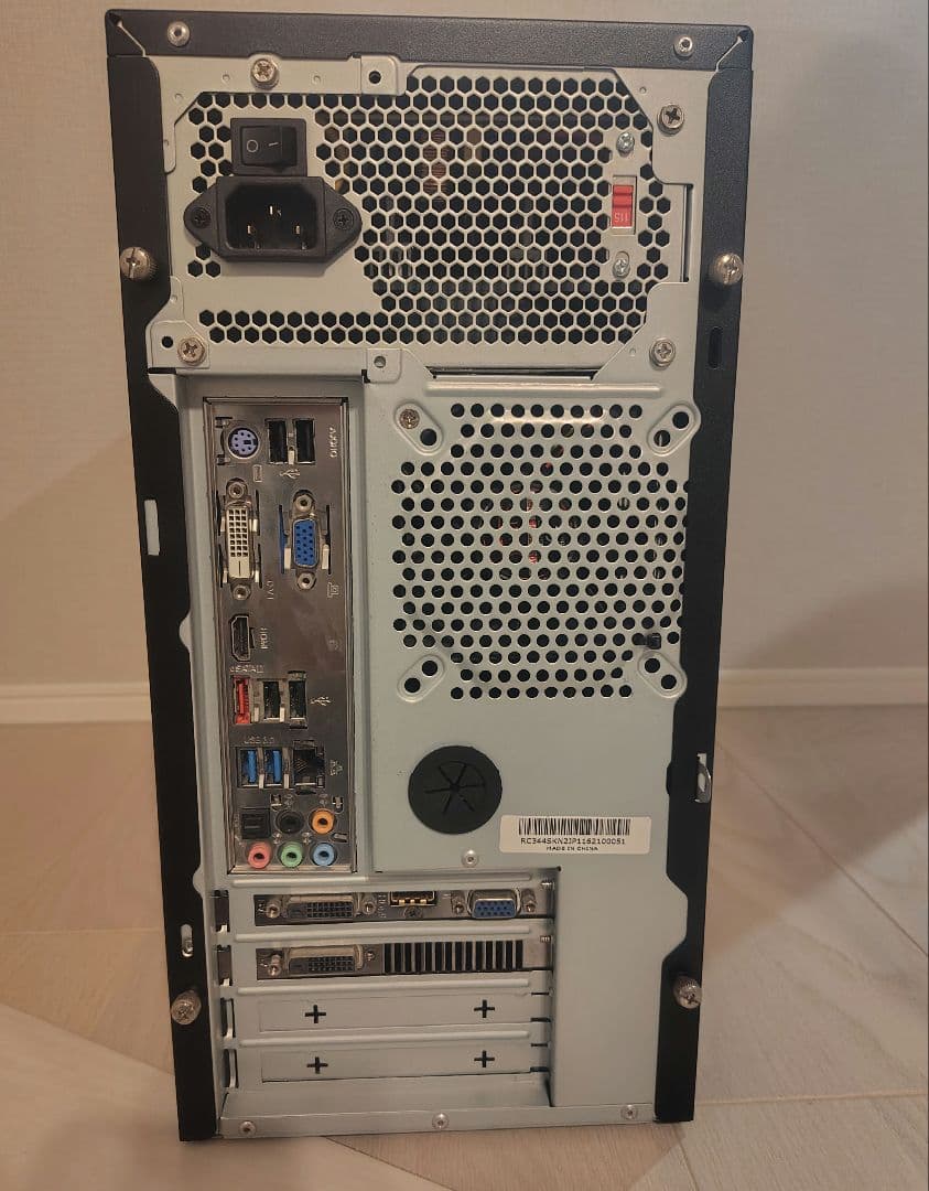 ⑤Windows11 SSD128 I5 2400 16GB GTX650Ti