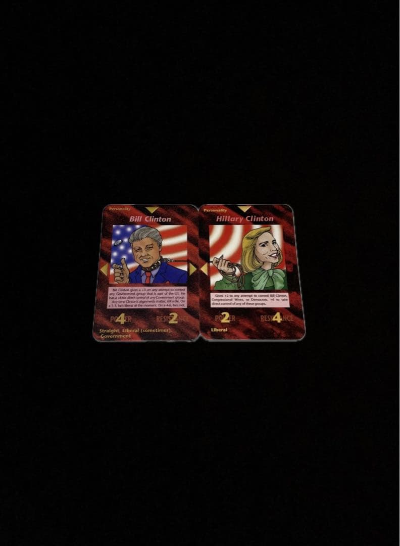 イルミナティカードBillClinton、HillaryClintonフリーメイ