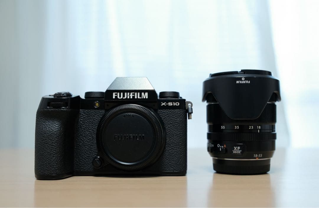 【即撮影OK】FUJIFILM X-S10＋XF18-55mm 標準ズームセット