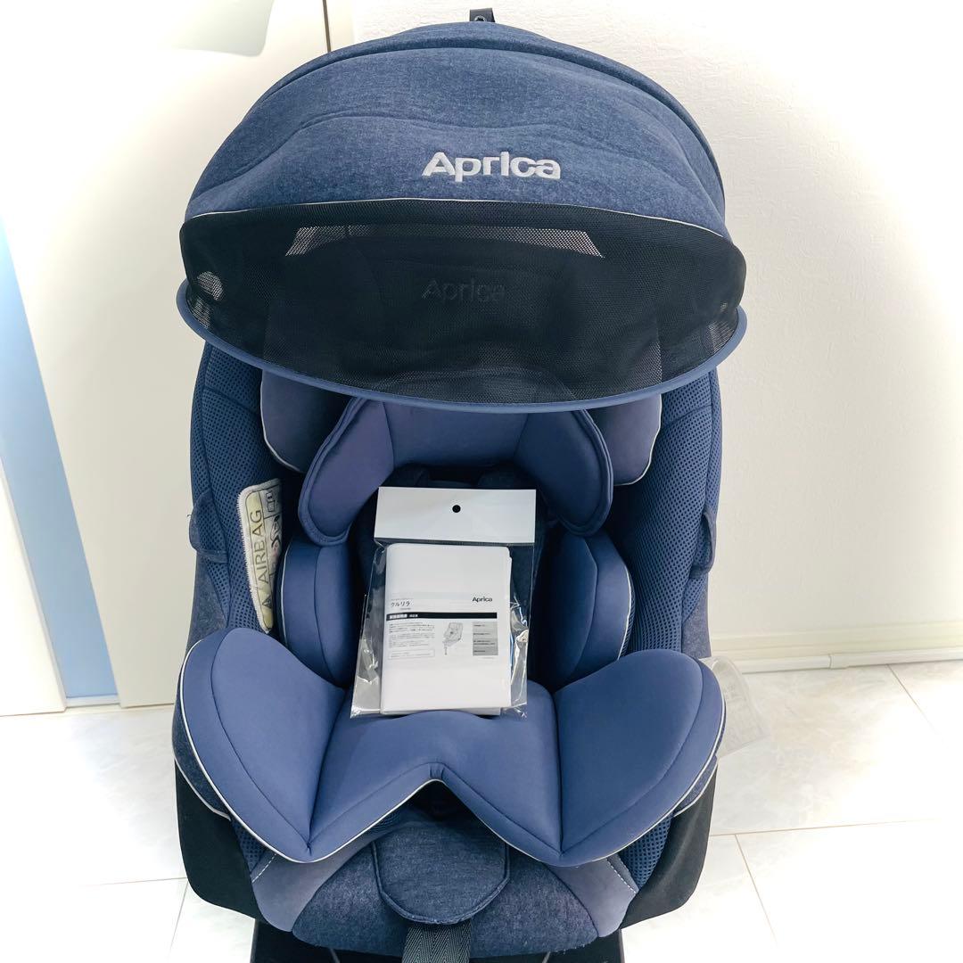 【美品】ISOFIX＆ベルト対応★アップリカチャイルドシートクルリラプレミアム