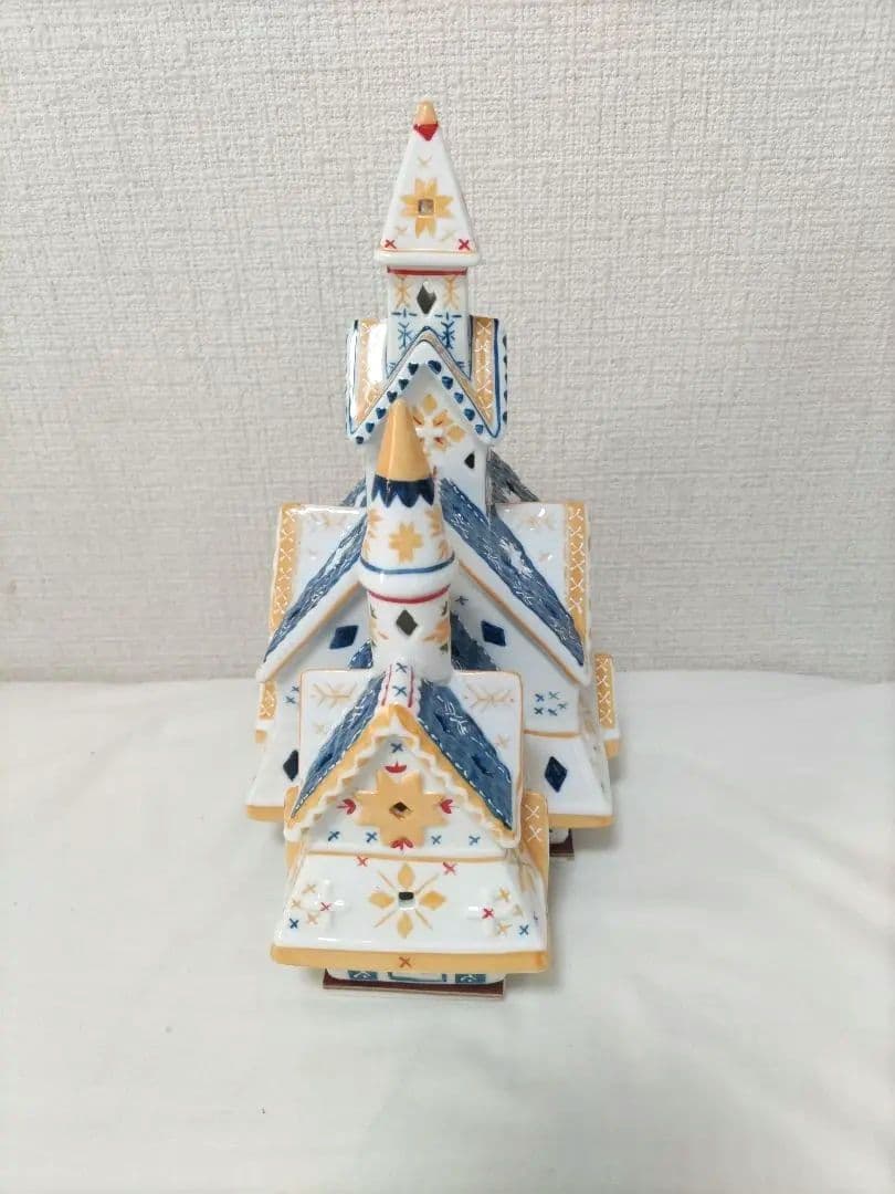 Villeroy&Boch 教会クリスマスキャンドルホルダー新品ヴィンテージレア