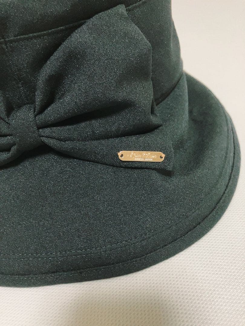 ロサブラン　リボンハット　シャンブレーブラックS