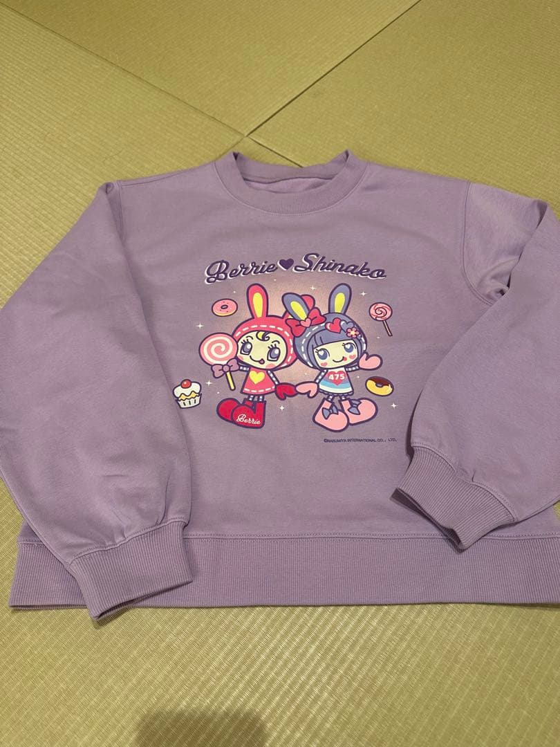 しなこっこショップ×ベリエちゃん　しなこのパープルパーカー