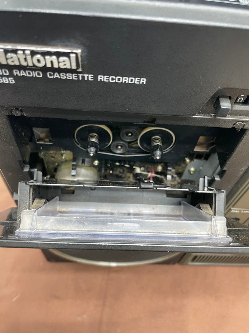 通電確認済み⭐︎希少⭐︎ ナショナル RQ-585 ラジオ ジャンク品