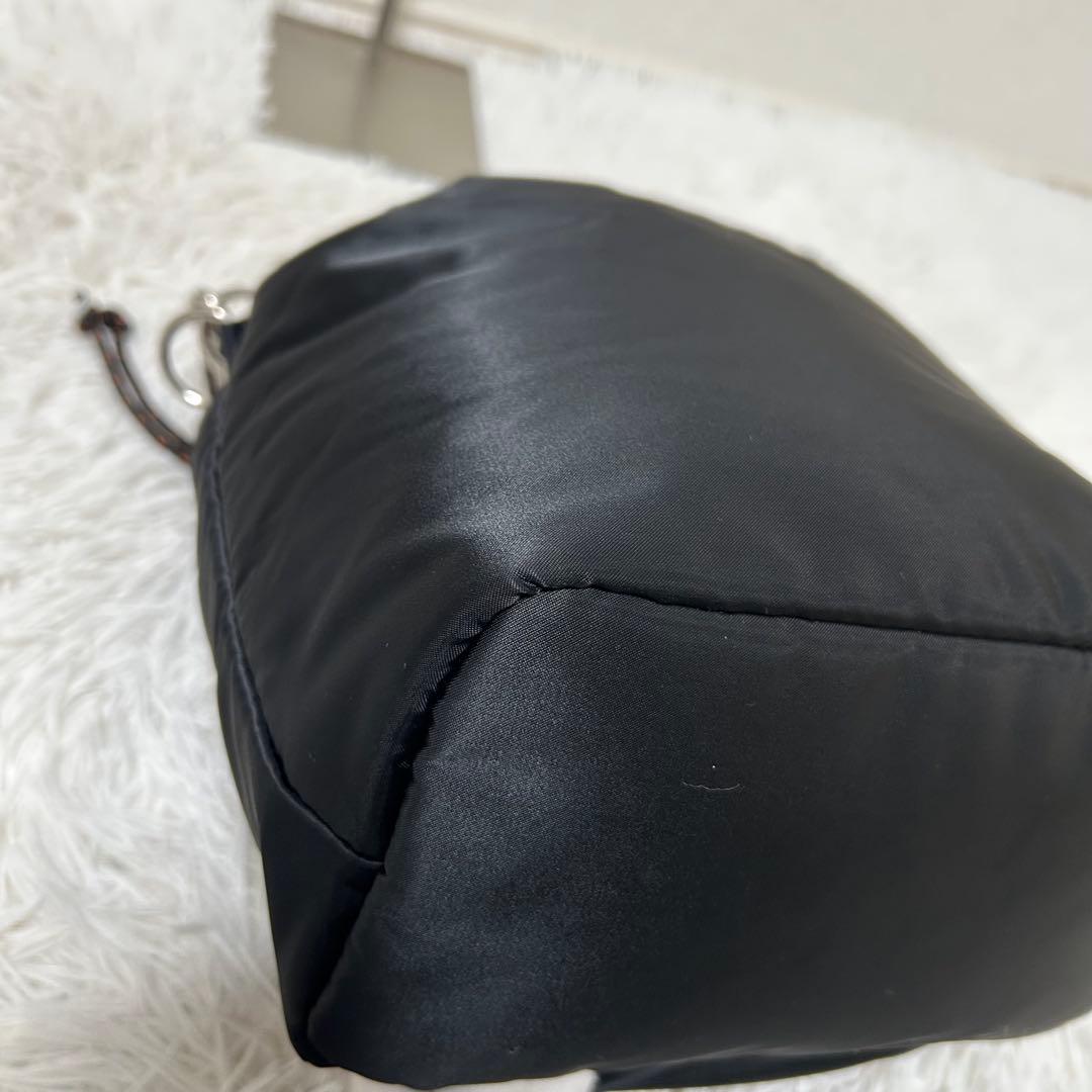 【極美品✨完売品/バルーンサック】ポーター　2way ショルダーバッグ　黒　巾着