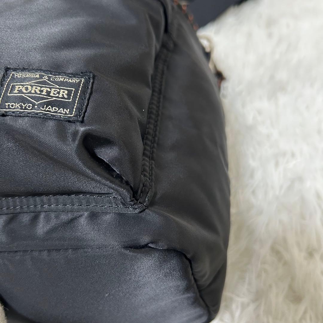 【極美品✨完売品/バルーンサック】ポーター　2way ショルダーバッグ　黒　巾着