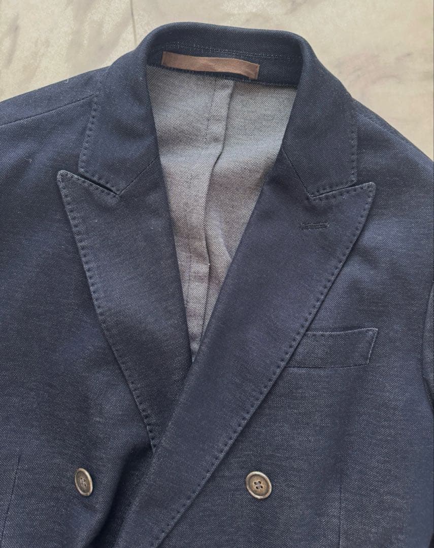 【美品】eleventy(イレブンティ)のウールダブルジャケット