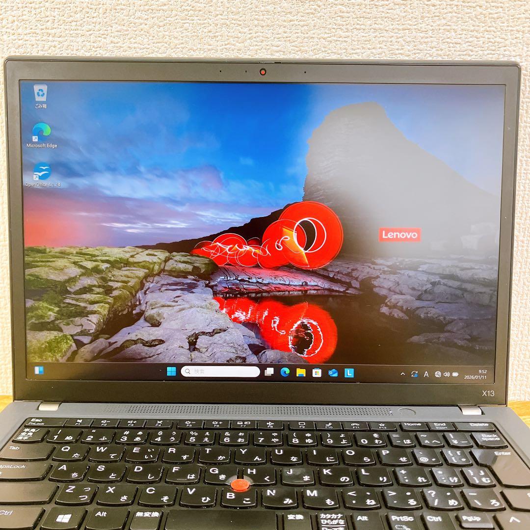 ThinkPad X13 フルHD カメラ Win11 Ryzen 5 PRO