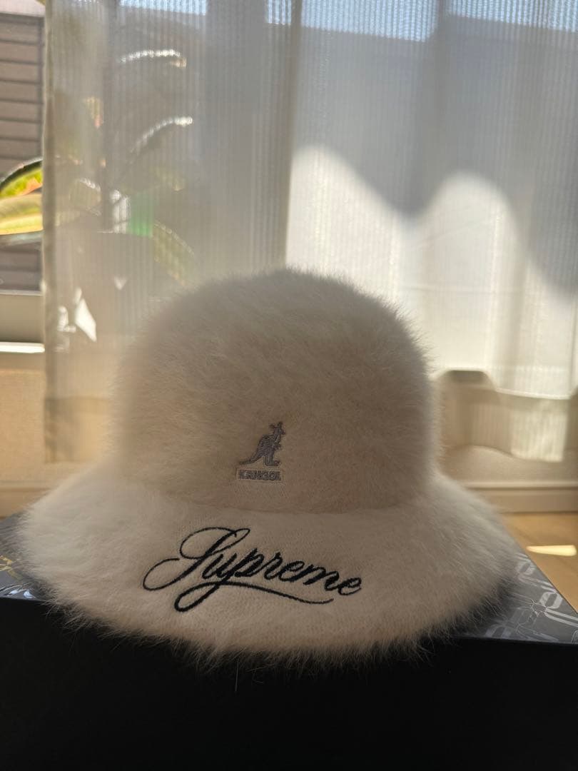 ⭕️Kangol Supreme バケットハット レアX-LARGE ホワイト新品