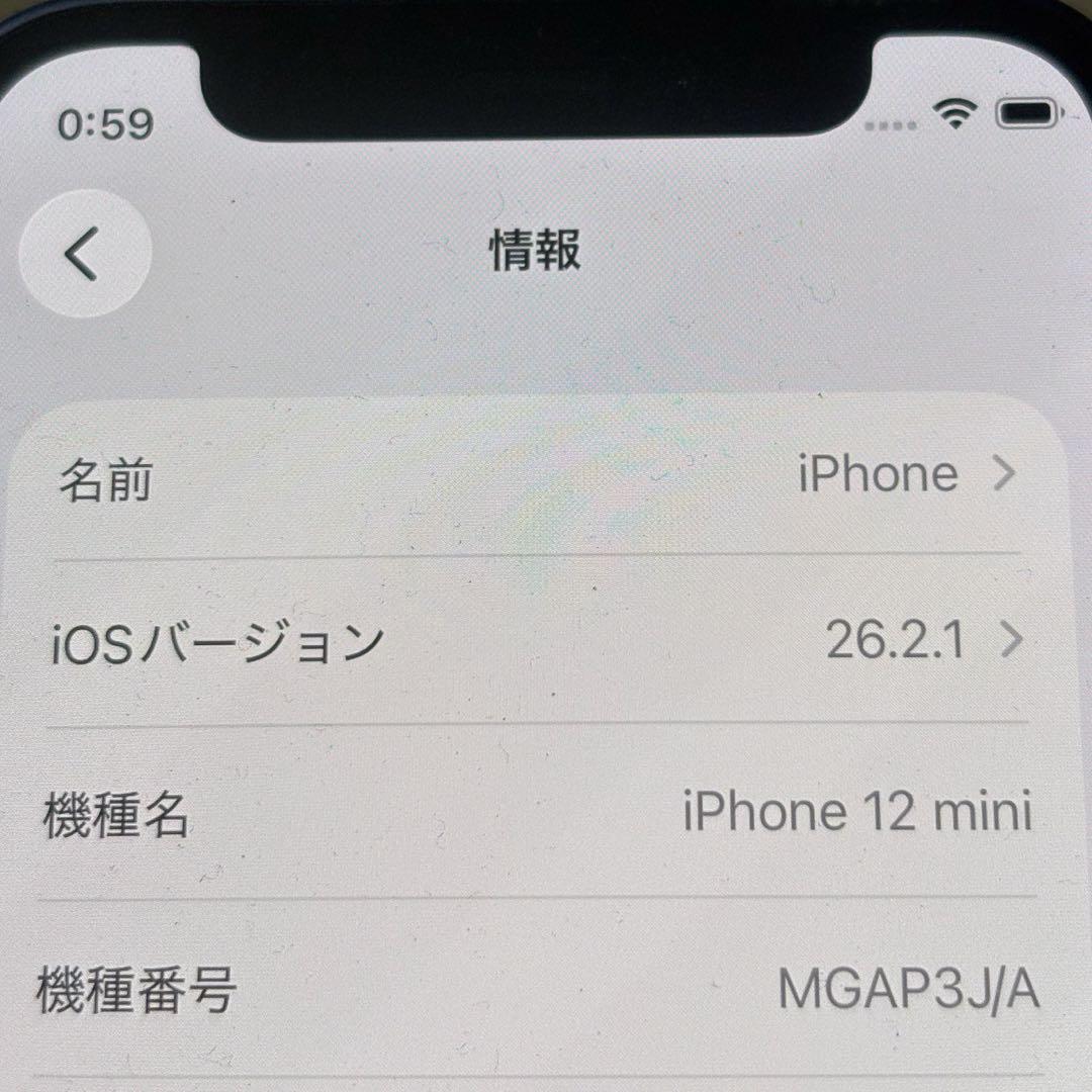 iPhone 12mini ブルー SIMフリー 本体　64GB