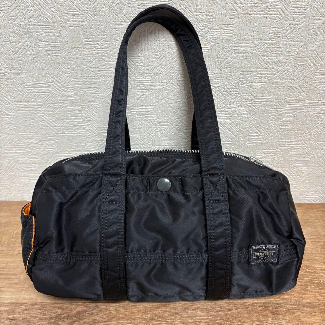 美品　PORTER ポーター　タンカー　ダッフルバッグ L　ミニボストン　黒