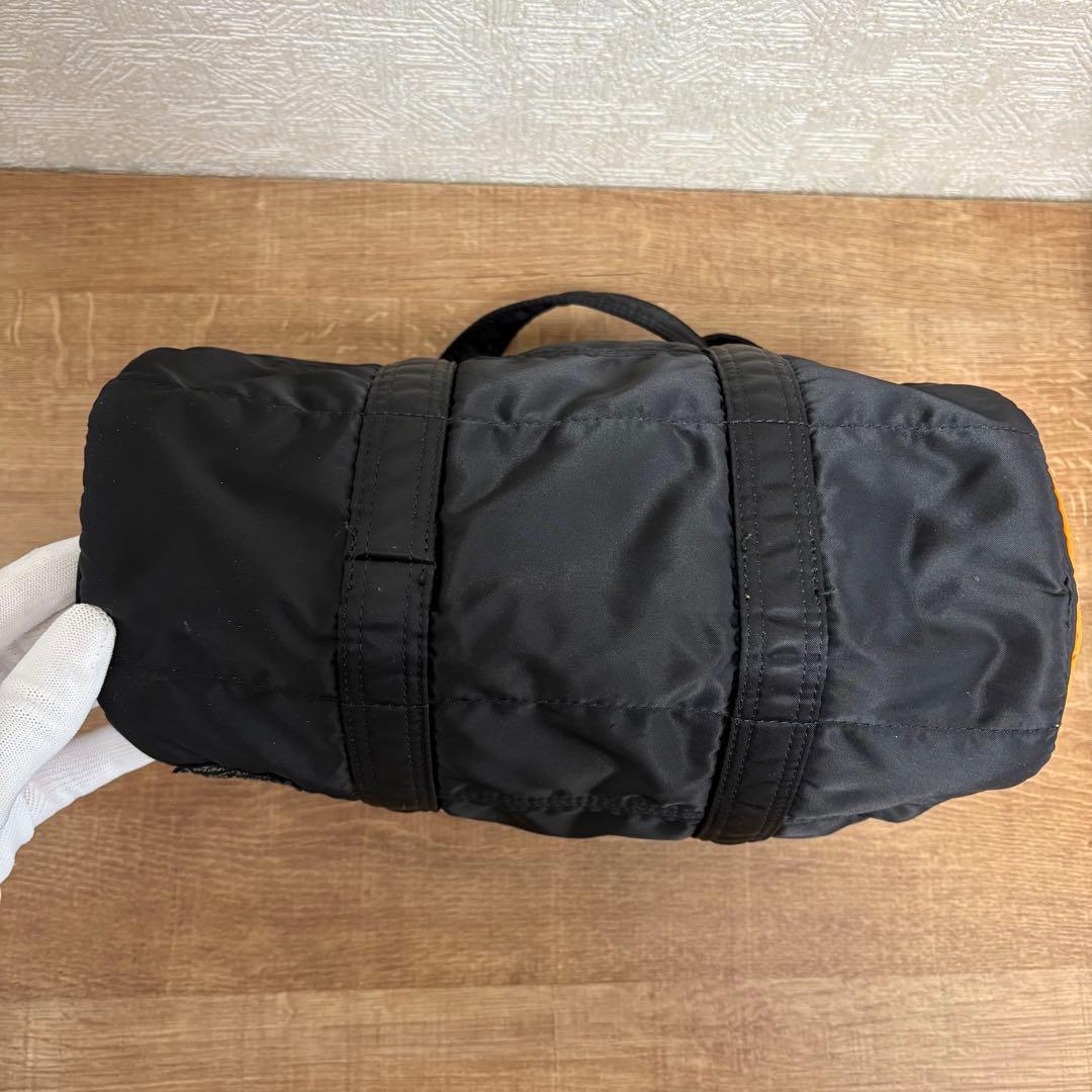 美品　PORTER ポーター　タンカー　ダッフルバッグ L　ミニボストン　黒