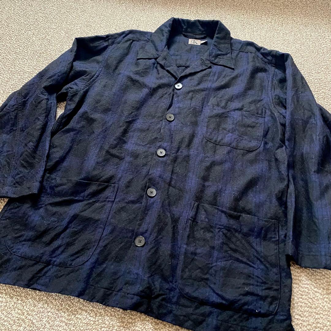 90's   チェック柄 ウール カバーオール ジャケット