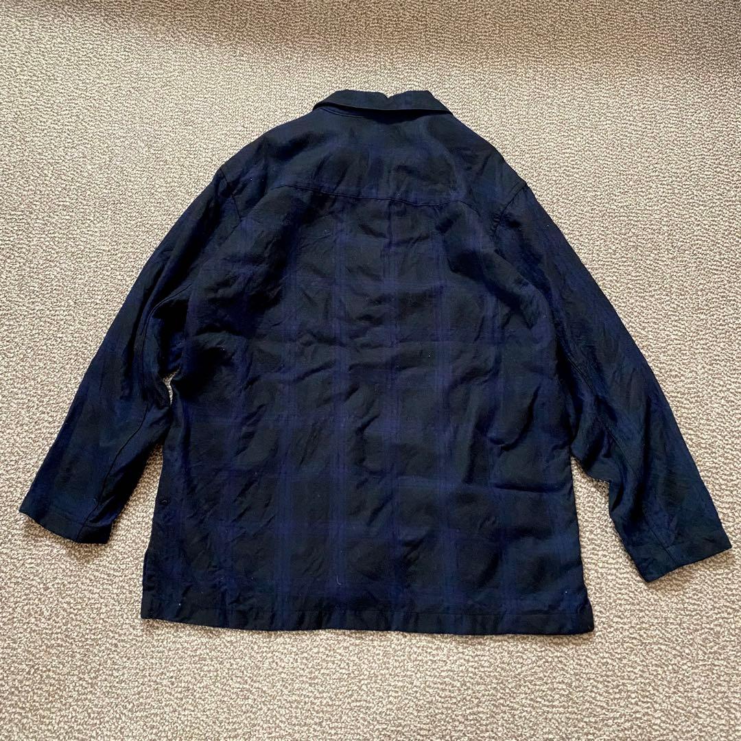 90's   チェック柄 ウール カバーオール ジャケット