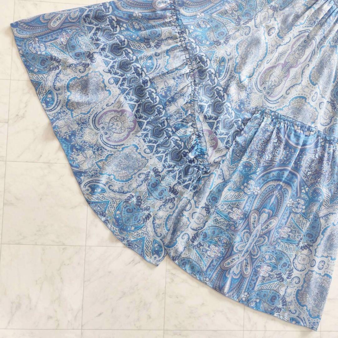 web限定 コルコバード Polyester Chiffon シャーリングドレス