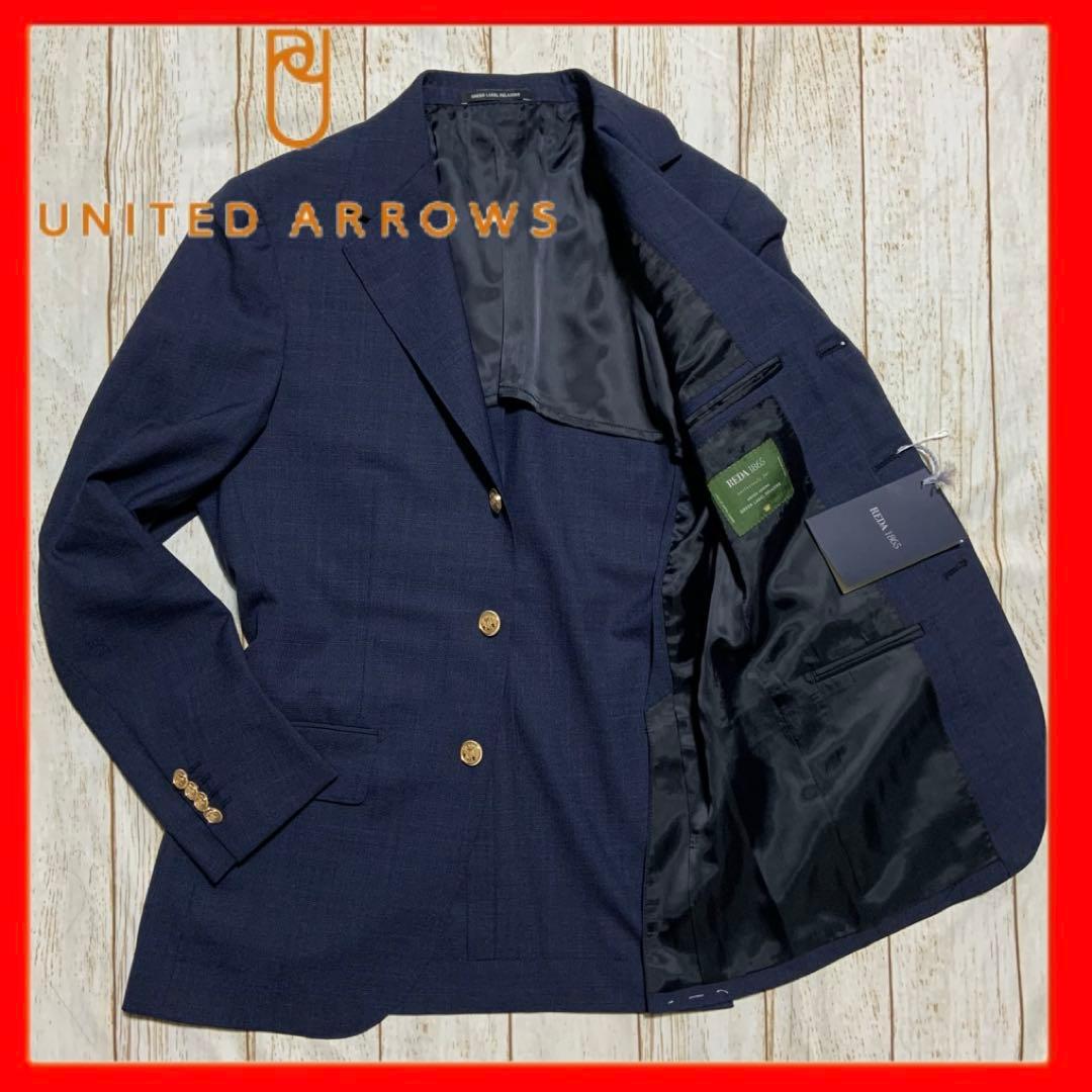 ユナイテッドアローズ　テーラードジャケット　金ボタン　紺ブレ　新品未使用
