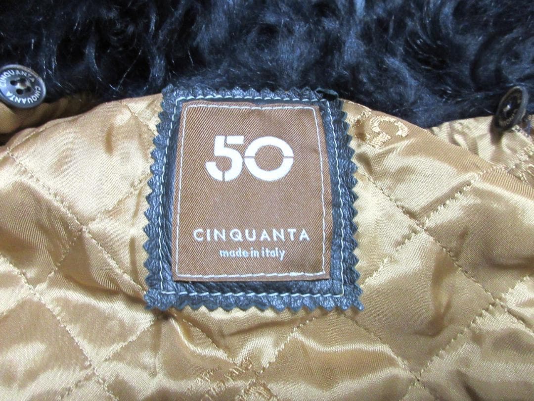 チンクアンタ　着脱ファー　イタリア製　ウール　ブルゾン　 試着のみ