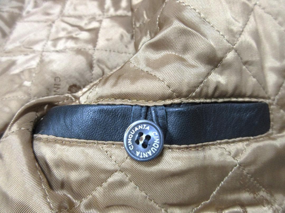 チンクアンタ　着脱ファー　イタリア製　ウール　ブルゾン　 試着のみ