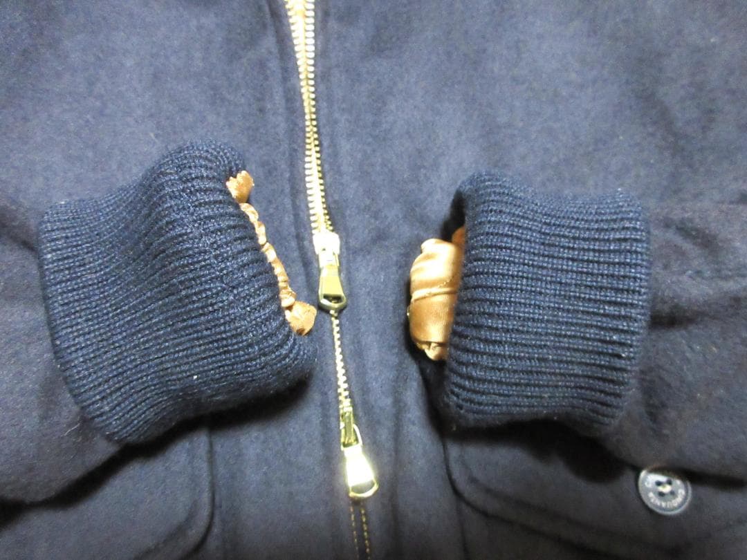 チンクアンタ　着脱ファー　イタリア製　ウール　ブルゾン　 試着のみ