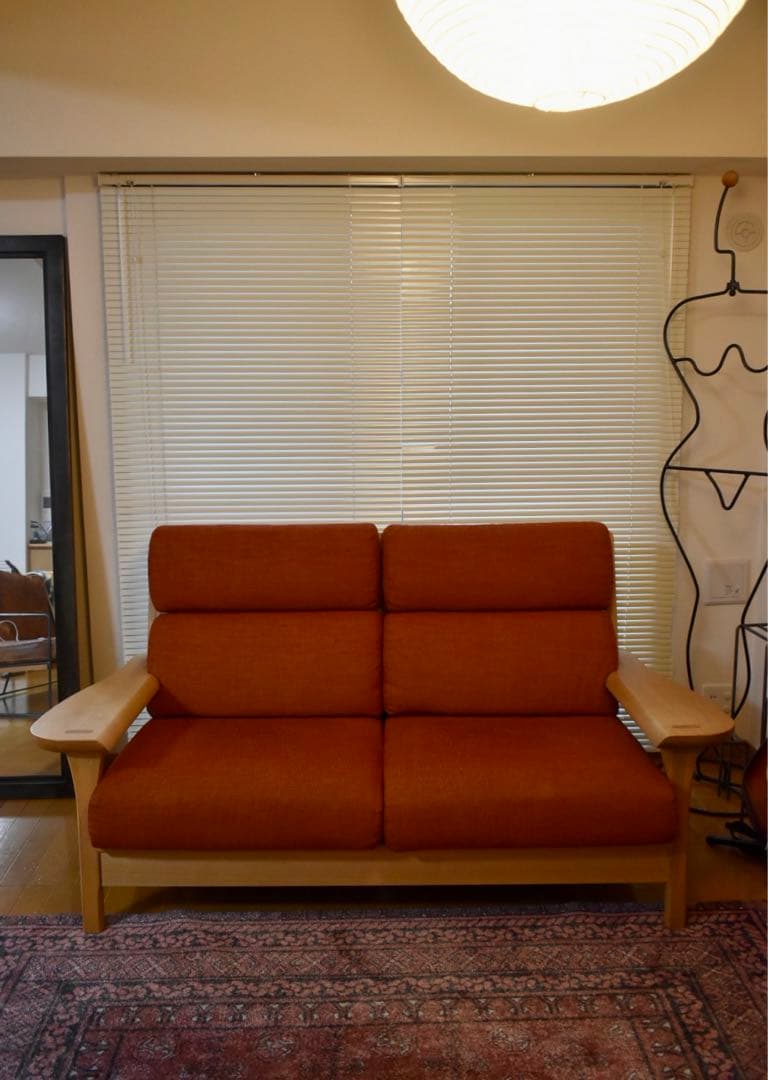 【定価25万円】モダンデザイン 2人掛けソファ（手渡し対応可）