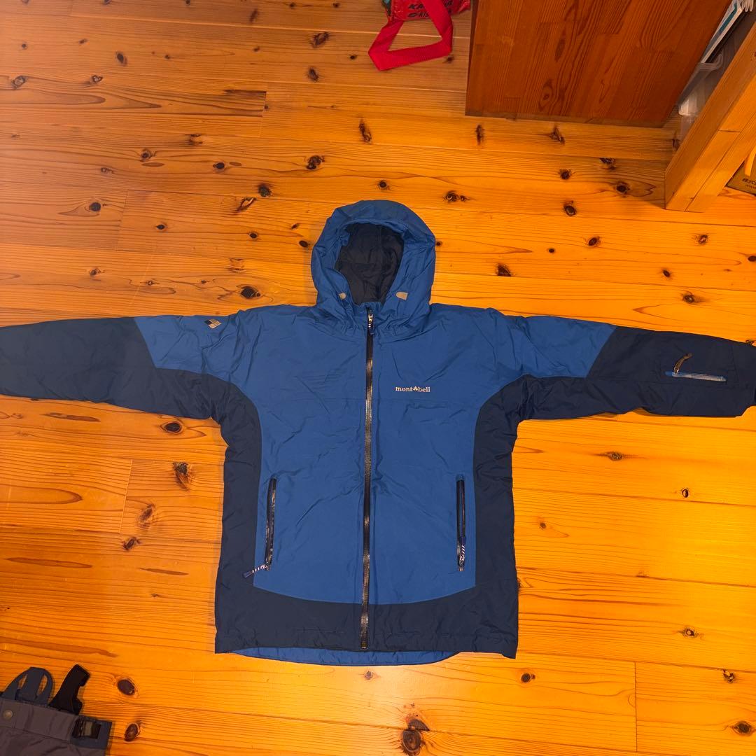 モンベル スノーウェア　上下セット　グローブ160cm