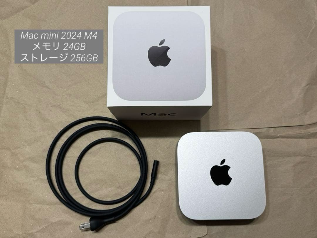 Macデスクトップ Apple Mac mini 2024 M4 CTO 24GB 256GB