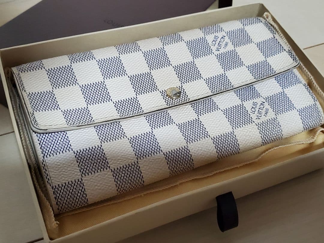 LOUIS VUITTON ダミエ・エベヌ 長財布 箱付き