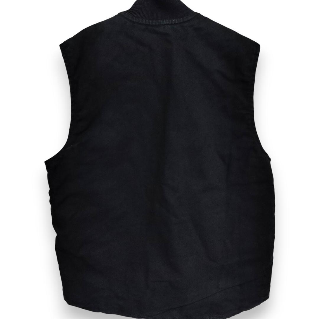 Carhartt WIP ダックベスト 黒 L ペンキ飛び ボロ グランジ