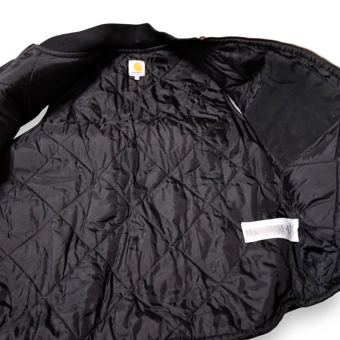 Carhartt WIP ダックベスト 黒 L ペンキ飛び ボロ グランジ