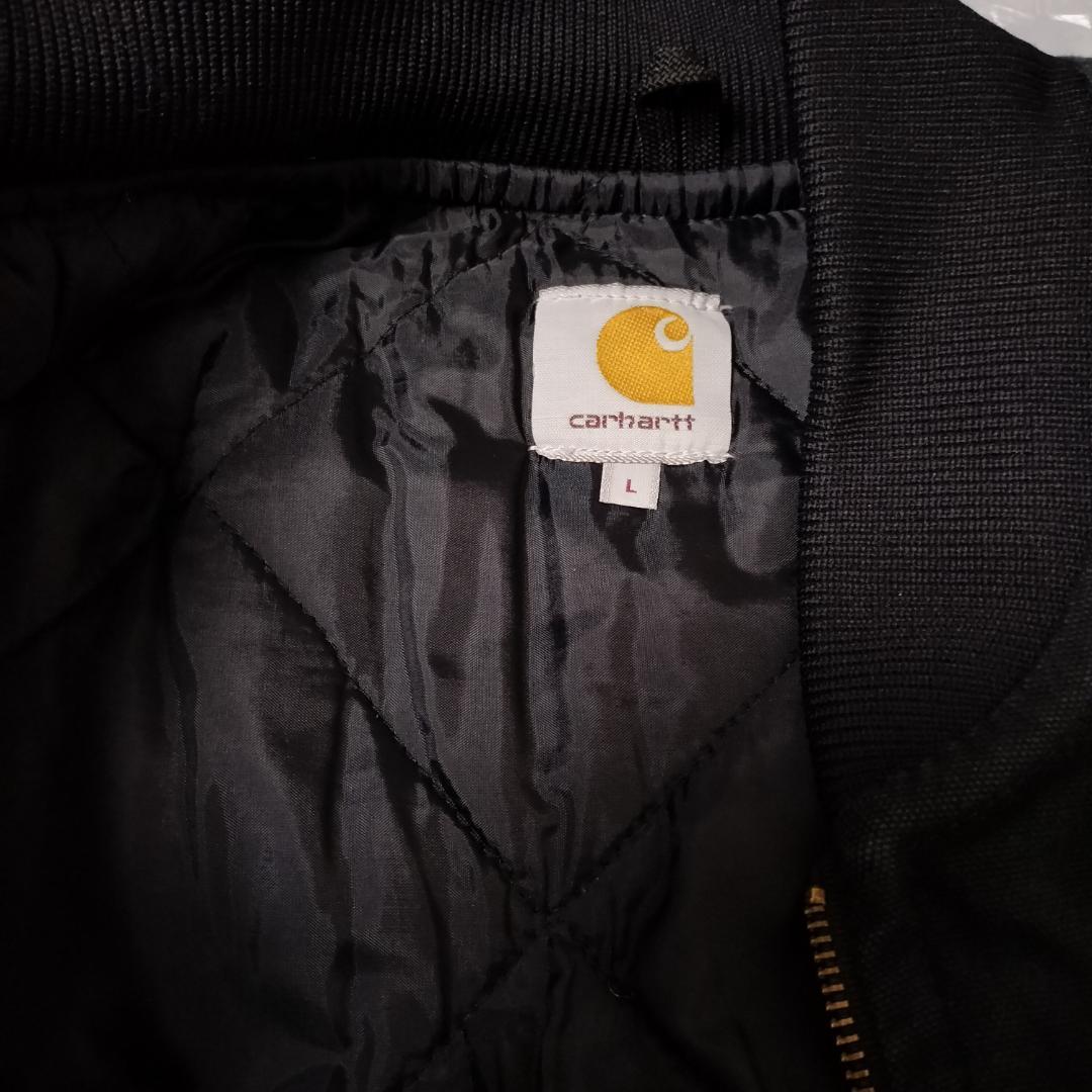 Carhartt WIP ダックベスト 黒 L ペンキ飛び ボロ グランジ