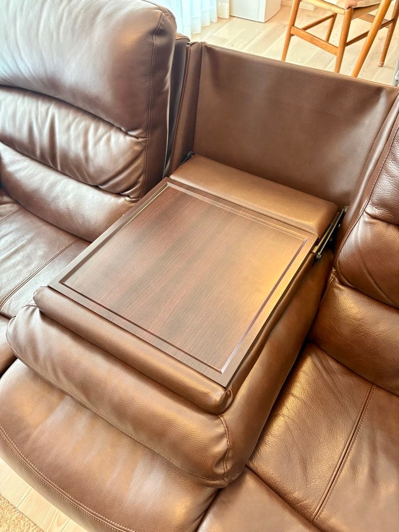 【美品】ニトリ　電動リクライニングソファ