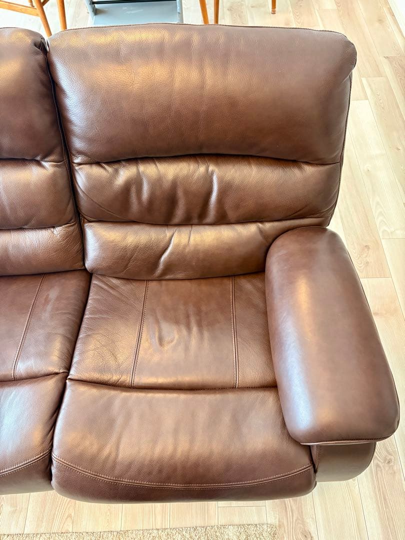 【美品】ニトリ　電動リクライニングソファ