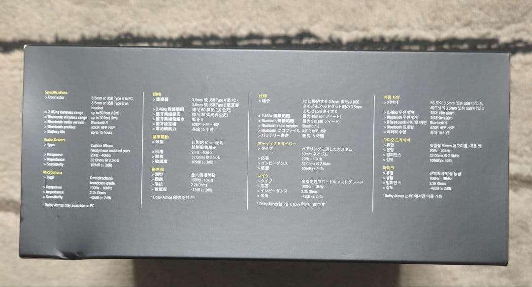 Corsair VIRTUOSO RGB WIRELESS XT　ヘッドセット