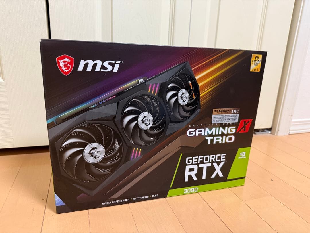 グラフィックボード・グラボ・ビデオカード msi RTX3090 GAMING X TRIO 24G