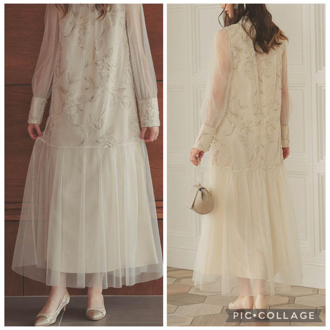 かいのく　美品　ドリードール　フェザーフラワーチュールドレス オケージョン