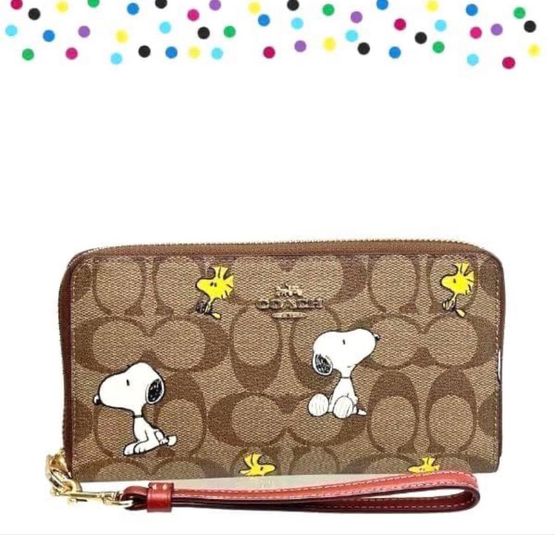 初売り　COACHコーチシグネチャー ピーナッツ スヌーピー ウッドストック
