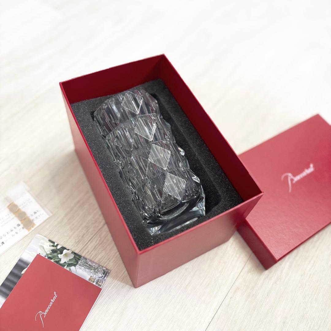 【新品未使用】Baccarat バカラ ルクソール 花瓶 フラワーベース 箱付き