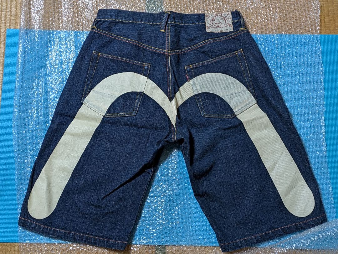 し*も様 EVISUジーンズ ショートデニムパンツ 大黒 ビックカモメ SIZE