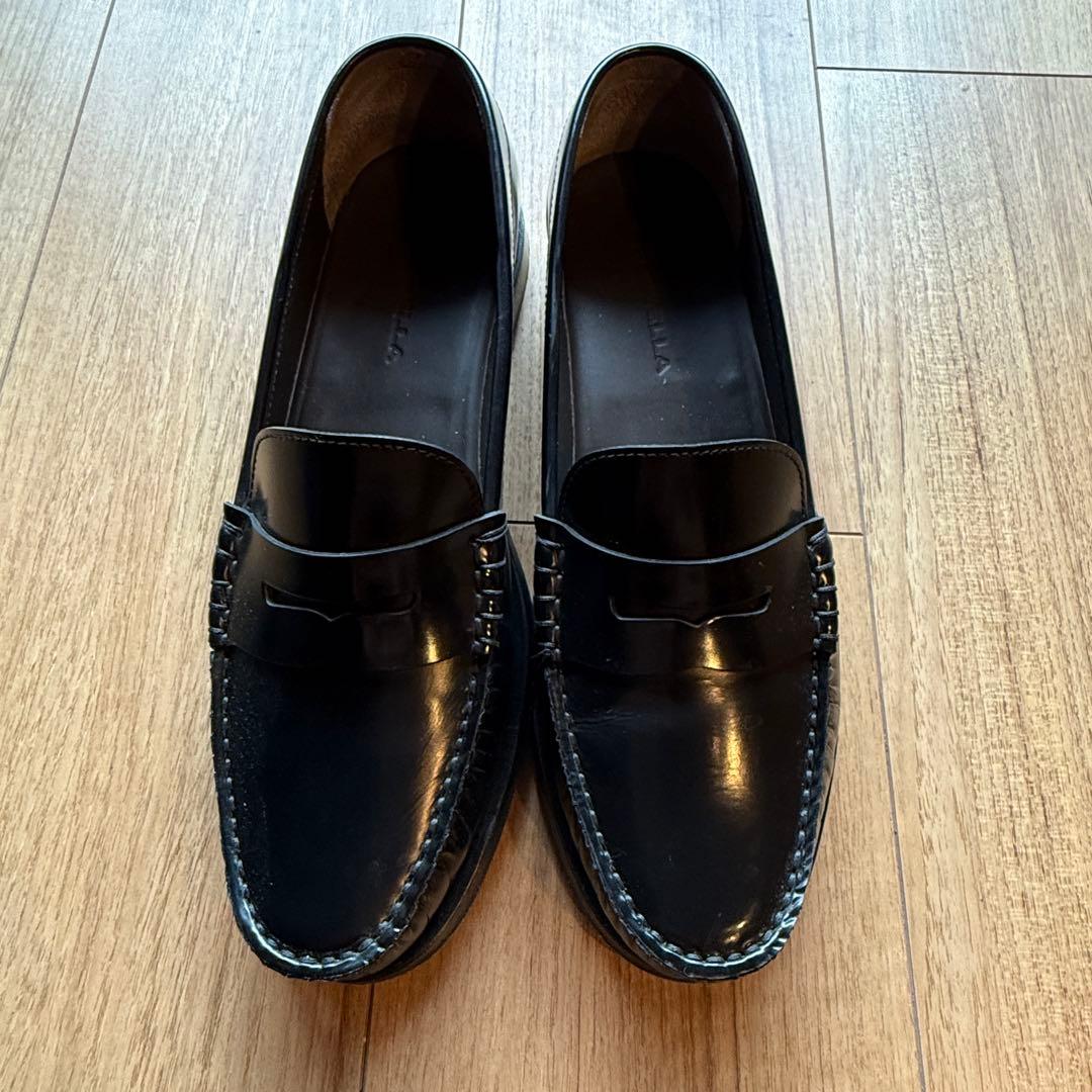 美品　BRENTELLA(ブレンテッラ) 黒ローファー　39