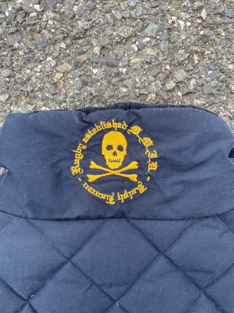 polo rugby R.L.F.C. ダウンベスト ネイビー/グリーン