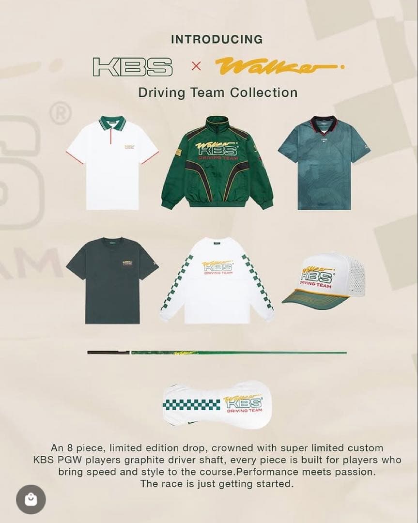 KBS ドライバーシャフト PGW 60S Walker