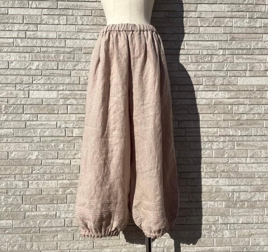 サマンサモスモス 立川限リネンルナポケットパンツ