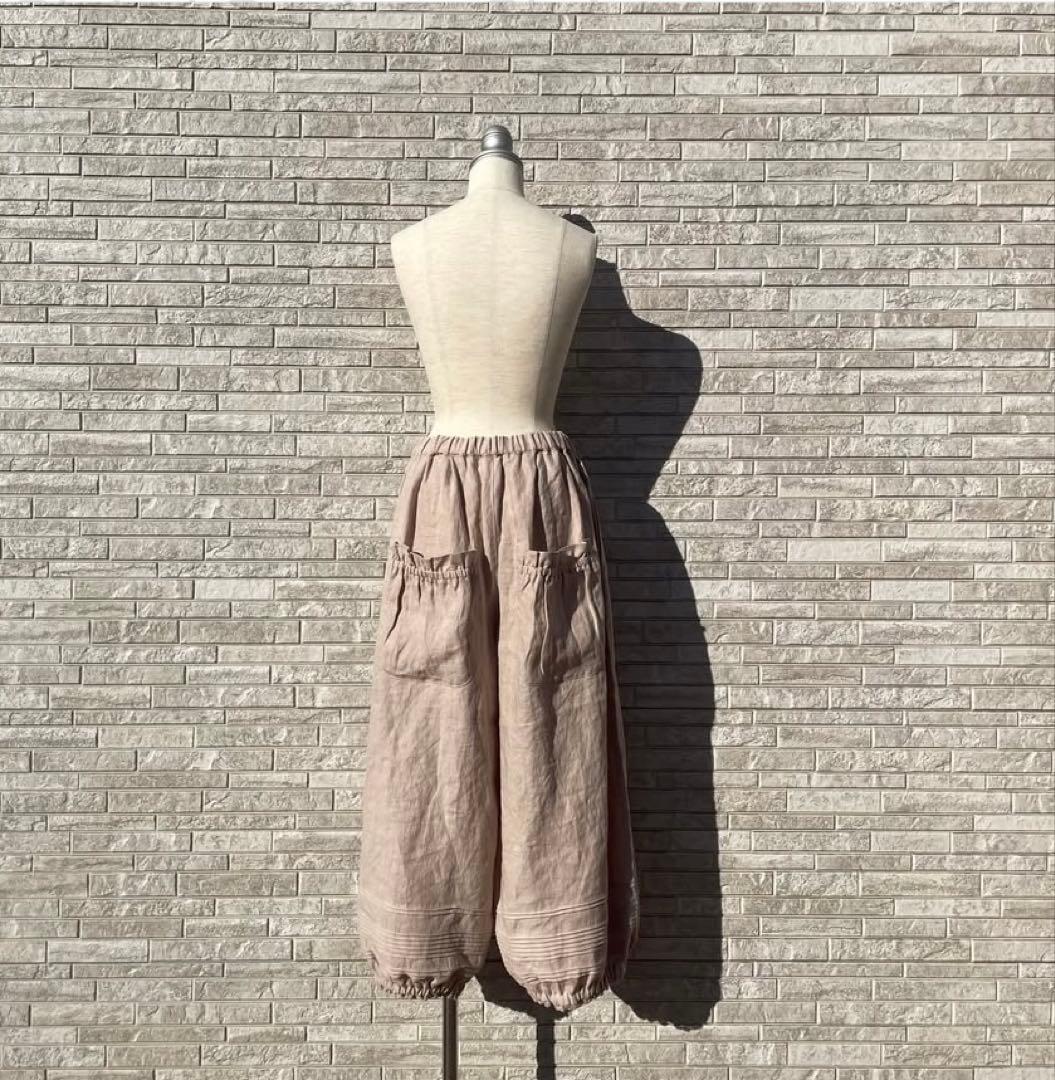 サマンサモスモス 立川限リネンルナポケットパンツ