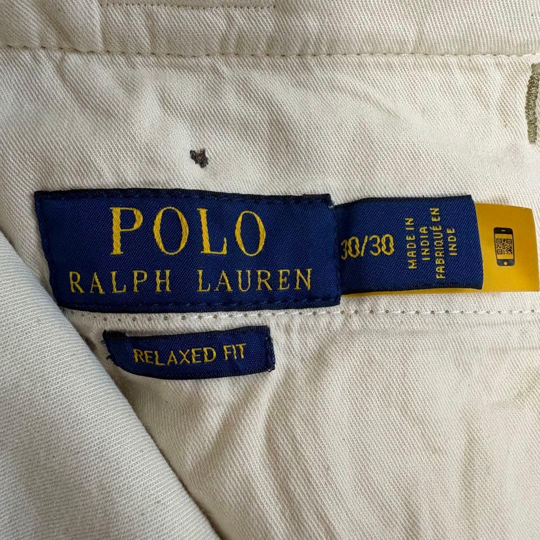 【現行タグポロチノタグ復刻】ポロ ラルフローレン 2タック ワイドチノ